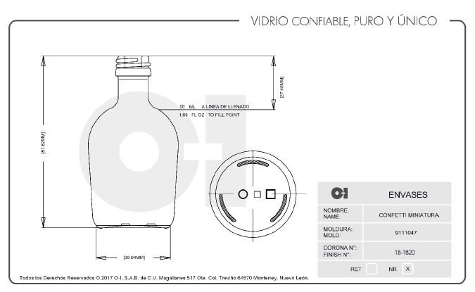 CONFETI 50 ML