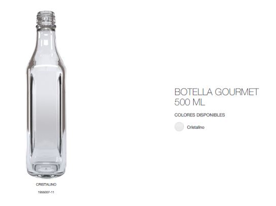 BOTELLA GOURMET 500 ML P