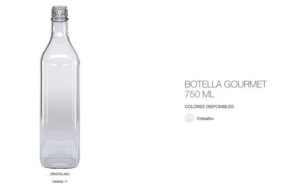 BOTELLA GOURMET 750 ML P