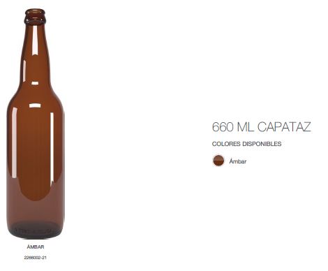 CAPATAZ AMBAR 660 ML    