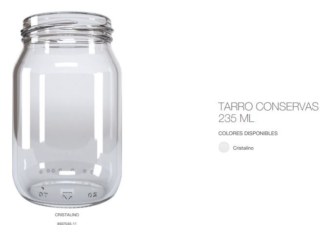 TARRO CONSERVAS 235ML