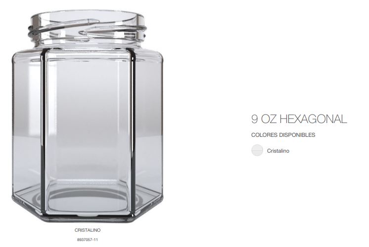 9 OZ HEXAGONAL 63-2030  