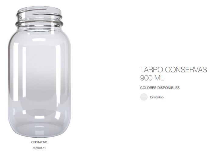 TARRO CONS. 900 ML ROSCA