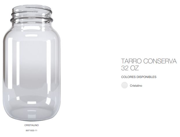 TARRO CONS. 940 ML ROSCA
