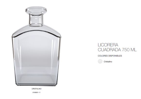 LICORERA ESTANDAR 750 ML
