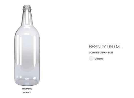 BRANDY LIGERO 940 ML.